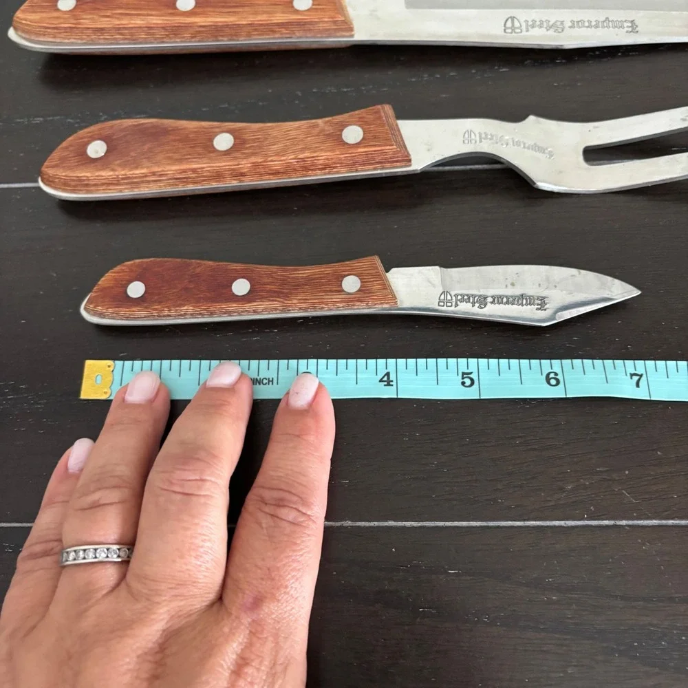 Emperor Steel | 5 Piece Knife Set | Vintage | Japanese | Stainless Steel